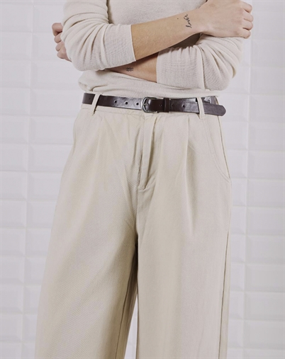 Withblack - WBLSteffi Wide Bukser - Silver Lining